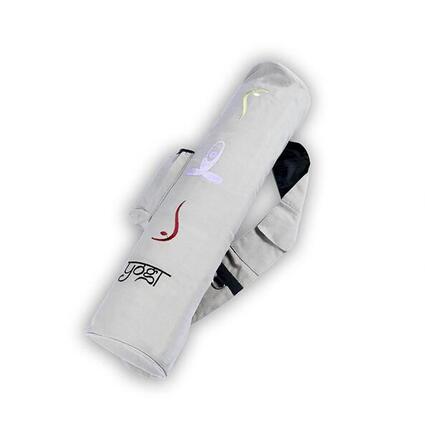 Sac de tapis de yoga pilates Yogi brodé 78 x 18 cm