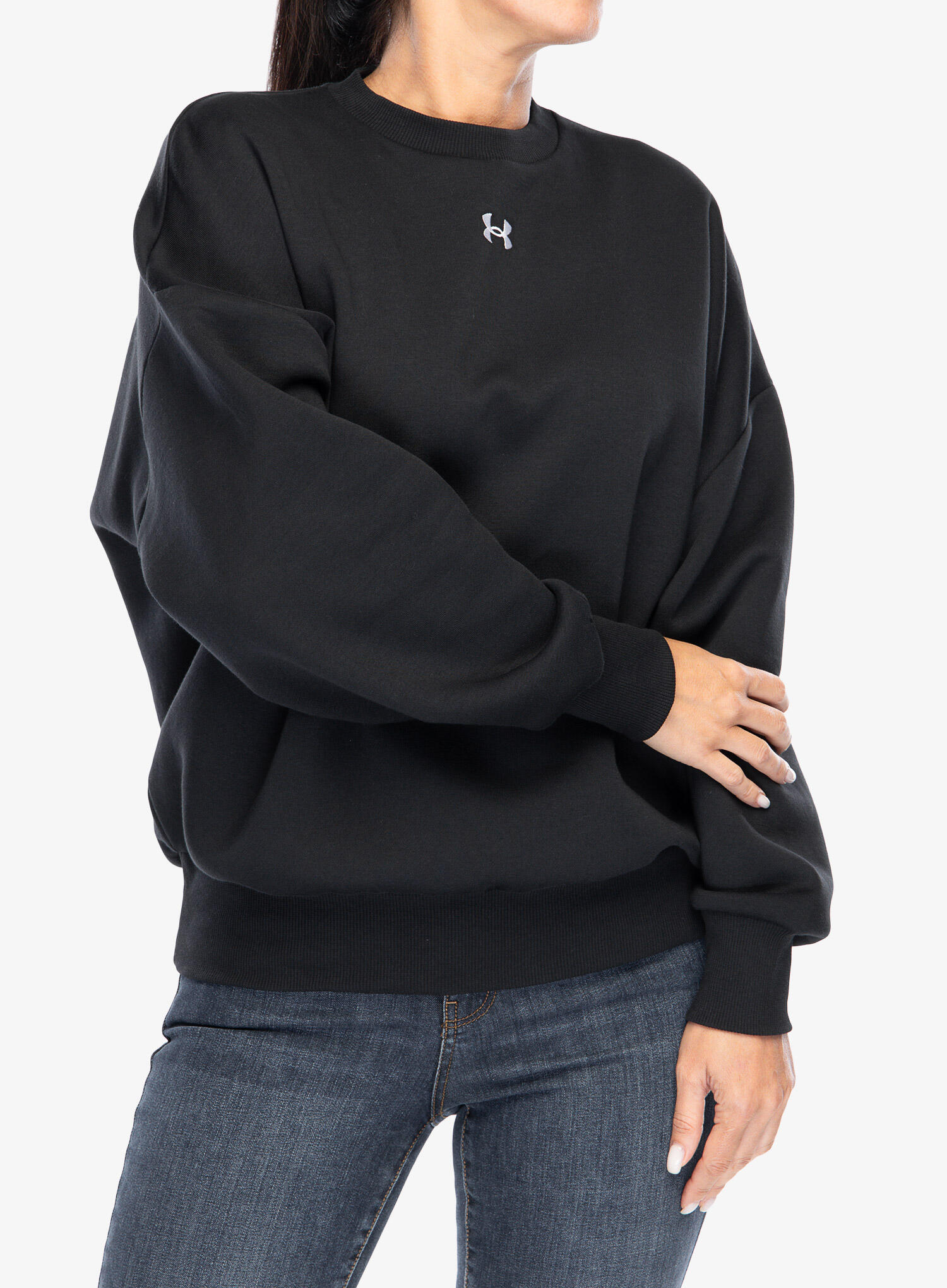 Felpa da donna Under Armour Rival Fleece OS Crew 1/5