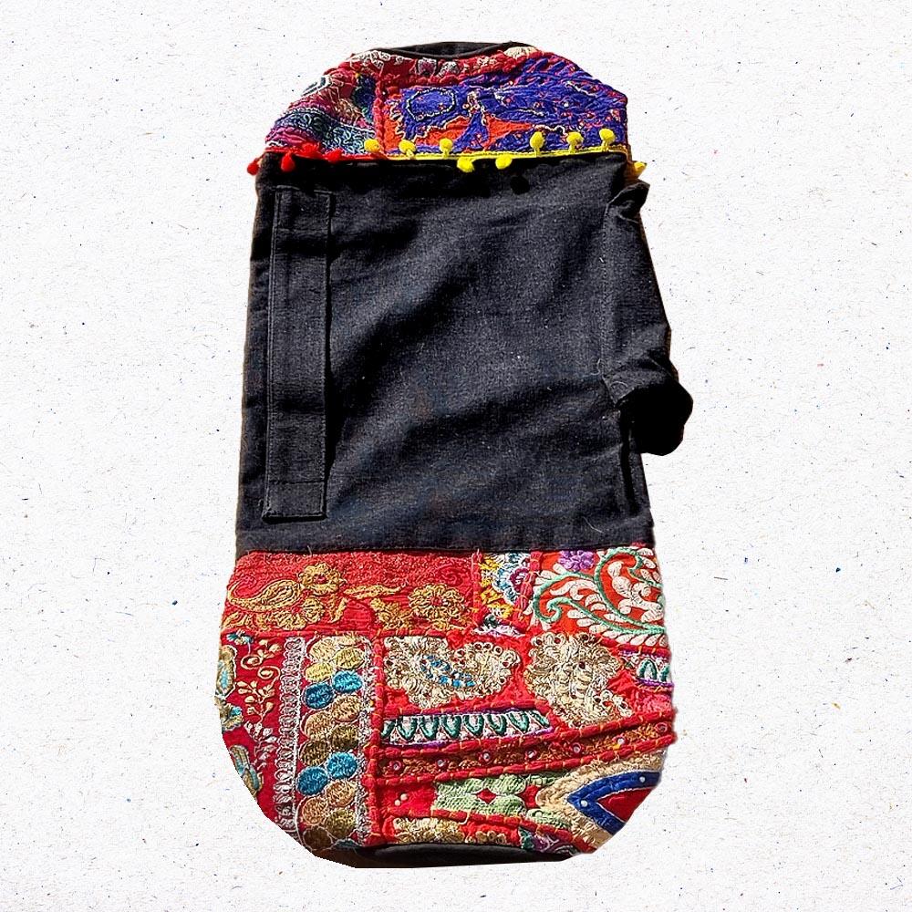 Sac de yoga 18x78cm large bandoulière - Canevas et Torans - Pièces uniques 4/4