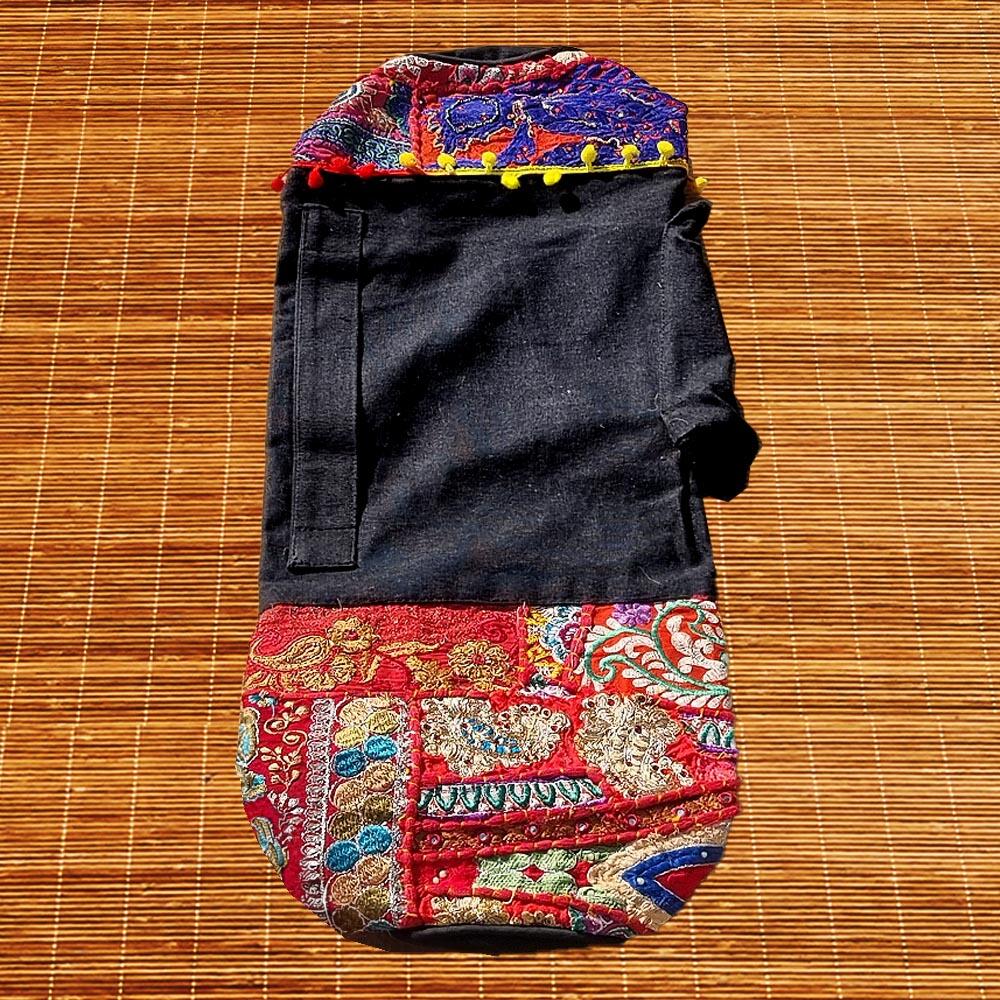 Sac de yoga 18x78cm large bandoulière - Canevas et Torans - Pièces uniques 3/4