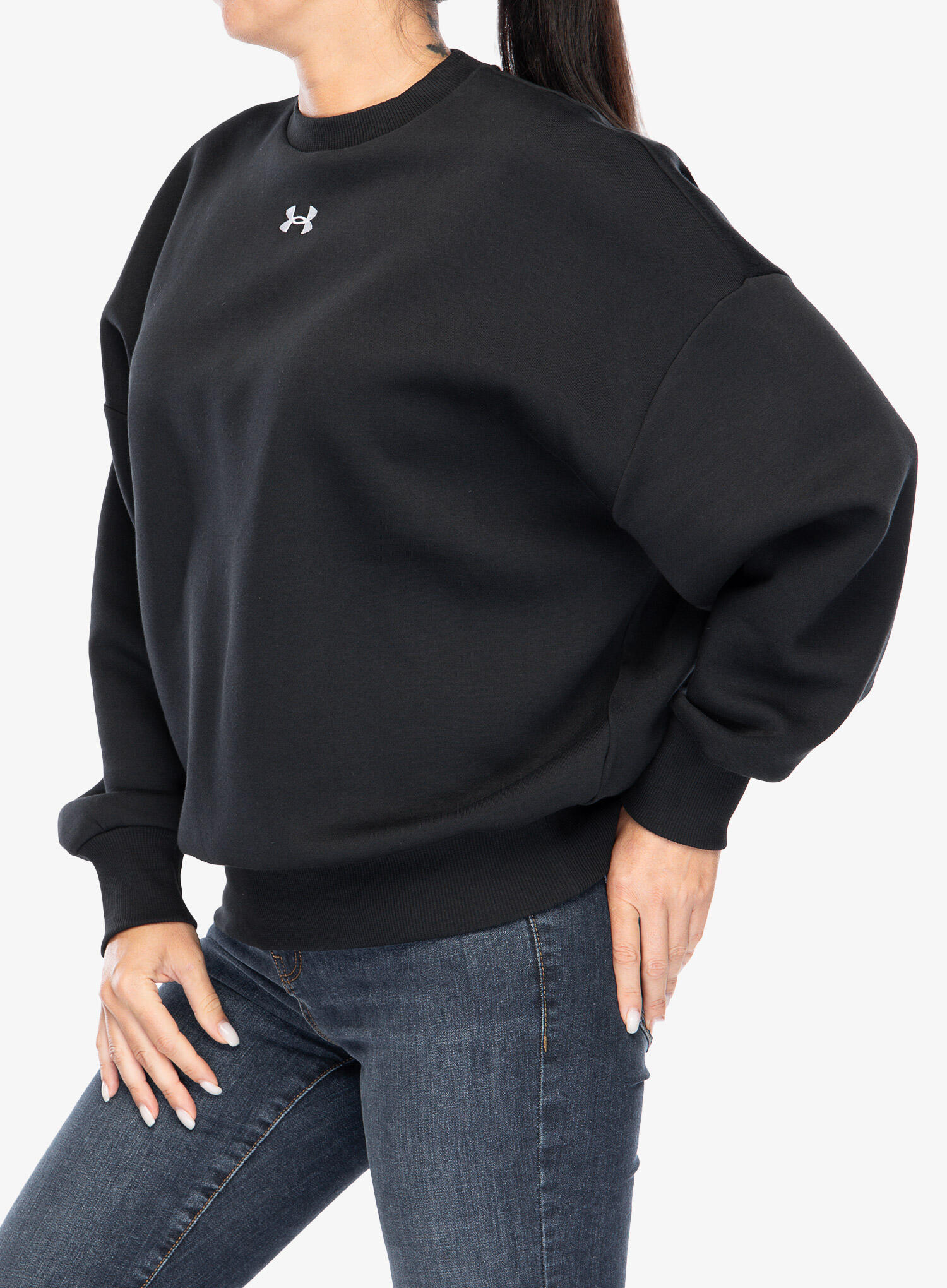 Bluza damska Under Armour UA Rival Fleece Oversized Crew 4/5