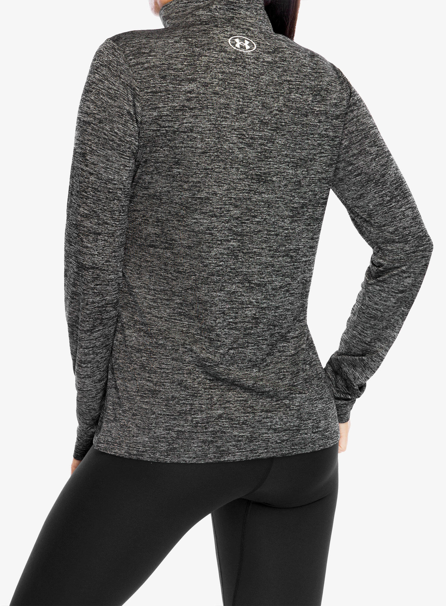 Haut 1/2 Zip Under Armour Tech Noir Femme 4/5