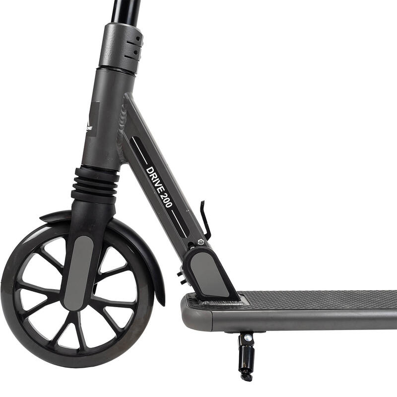 Trotineta Pliabila Prodigy cu 1 amortizor, cu cric, roti 200 mm, gri antracit