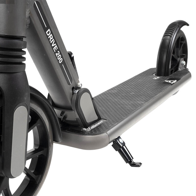Trotineta Pliabila Prodigy cu 1 amortizor, cu cric, roti 200 mm, gri antracit