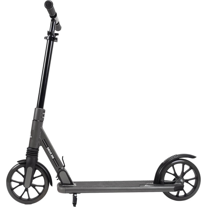 Trotineta Pliabila Prodigy cu 1 amortizor, cu cric, roti 200 mm, gri antracit