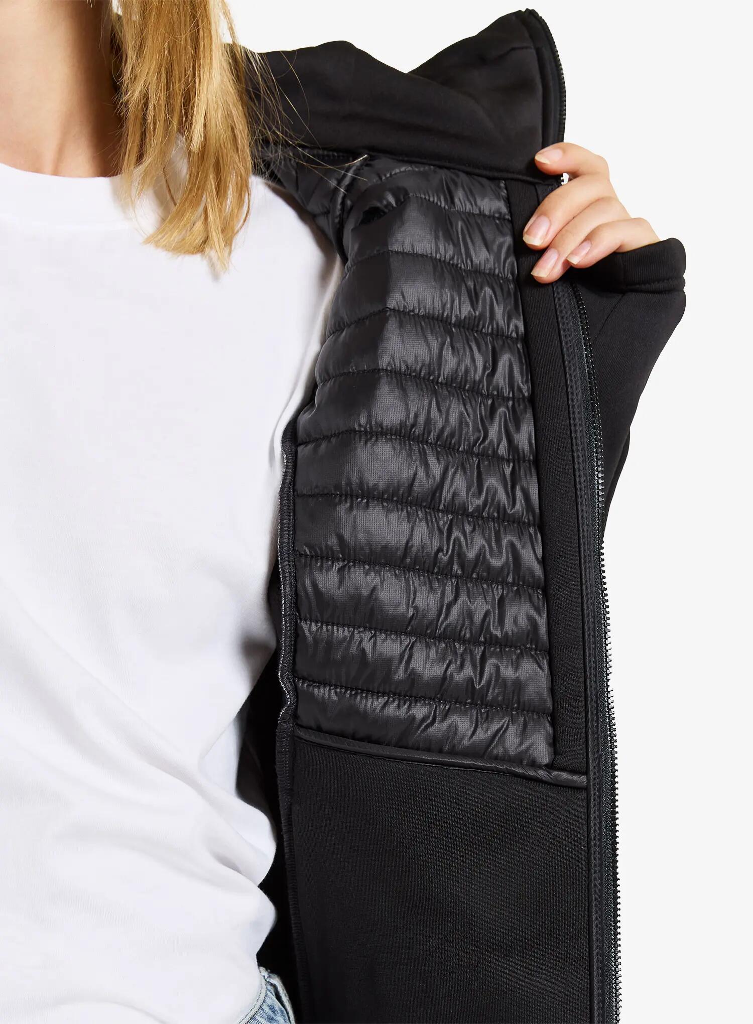 Kurtka hybrydowa damska Didriksons Annema Full Zip 6 3/7