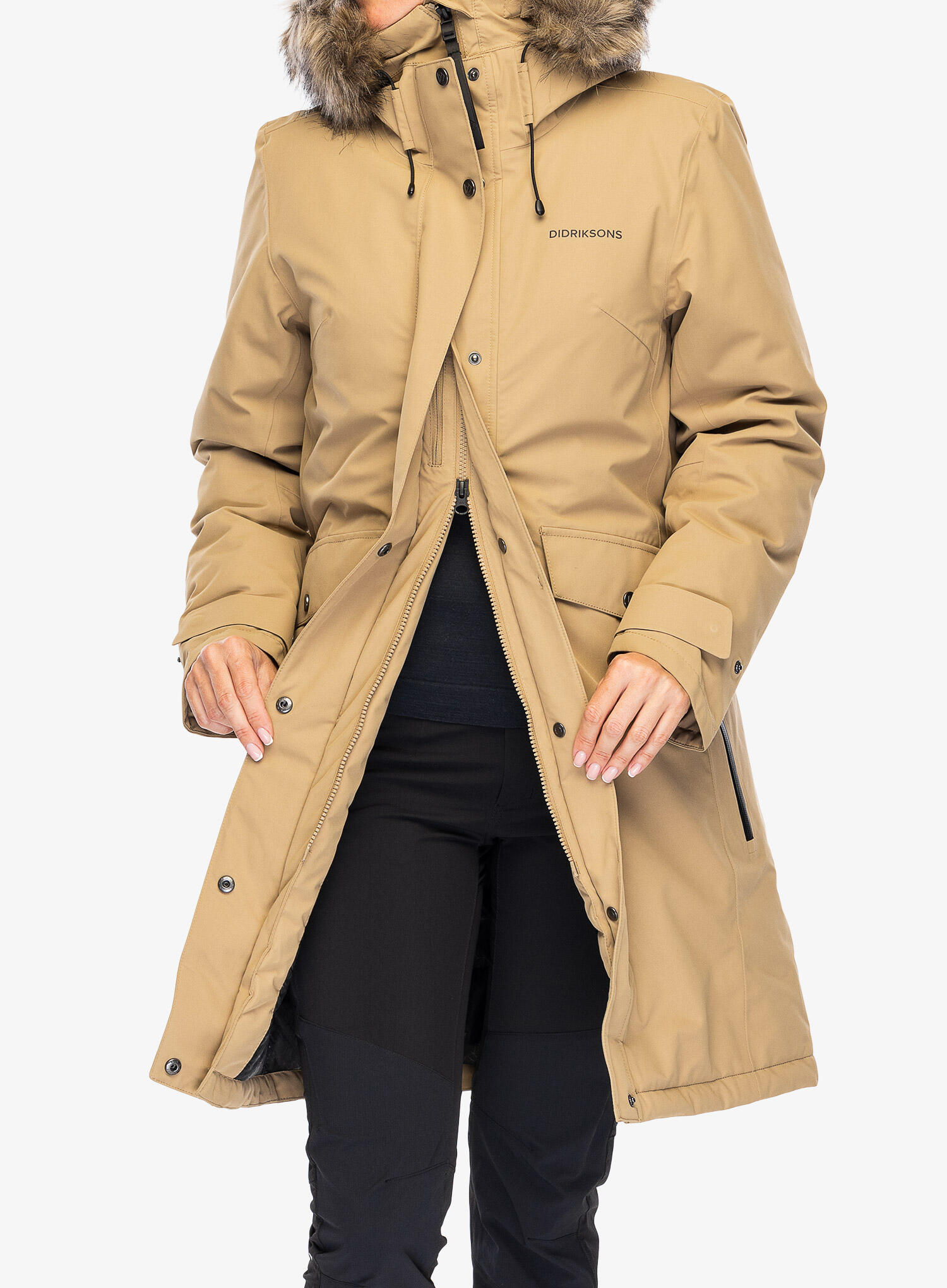 Płaszcz zimowa damski Didriksons Erika Parka 3 3/7