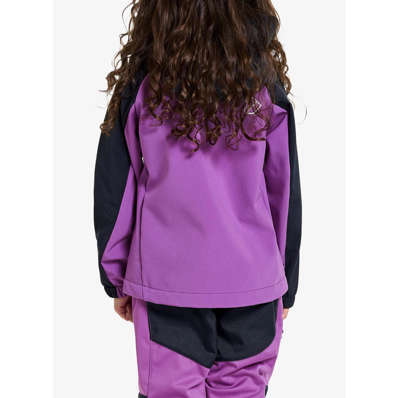 Kurtka dziecięca Didriksons Troel Jacket 4 - tulip purple 90 cm