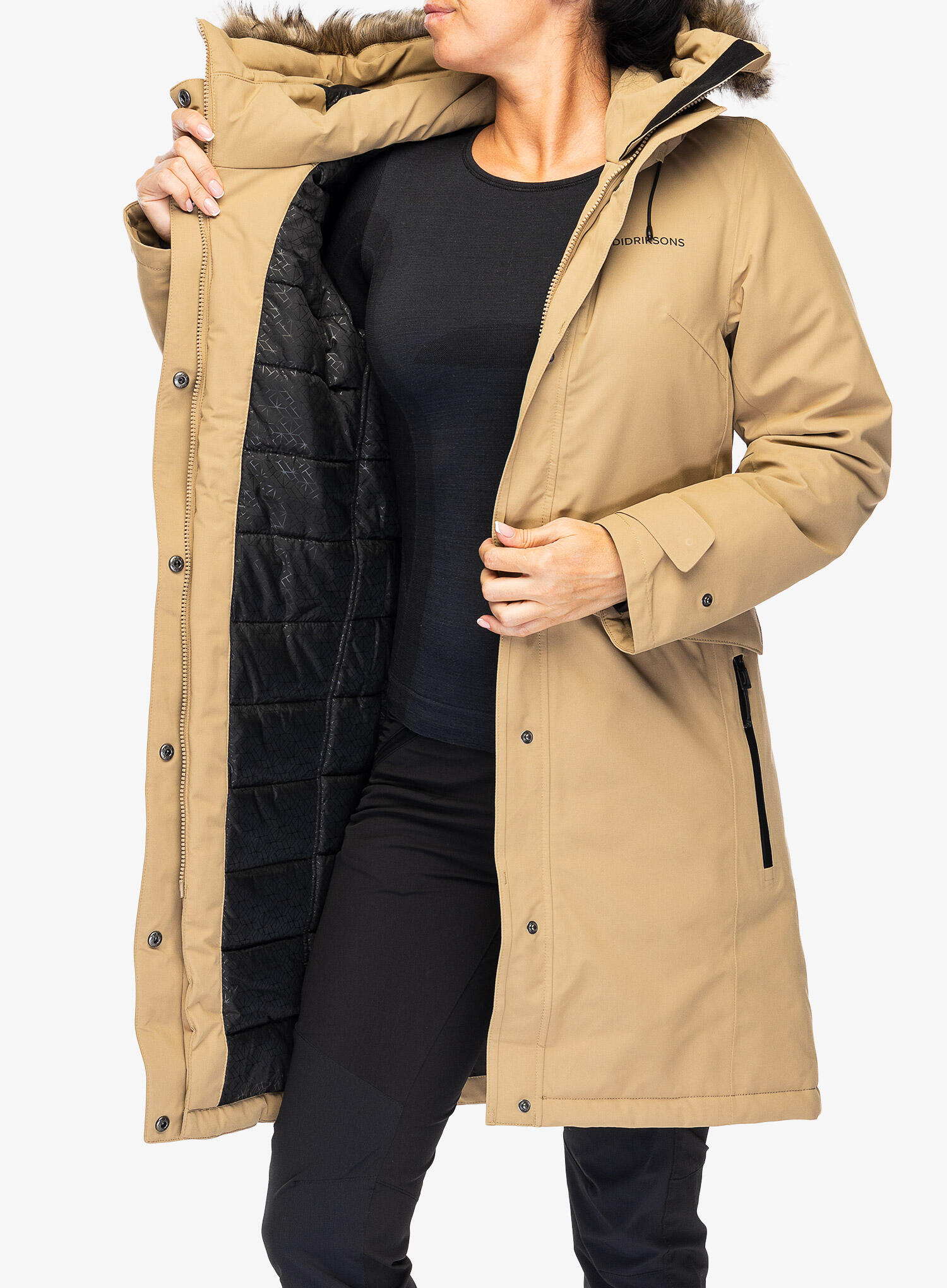Płaszcz zimowa damski Didriksons Erika Parka 3 5/7