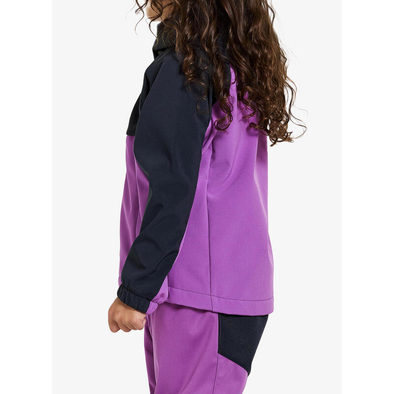 Kurtka dziecięca Didriksons Troel Jacket 4 - tulip purple 90 cm