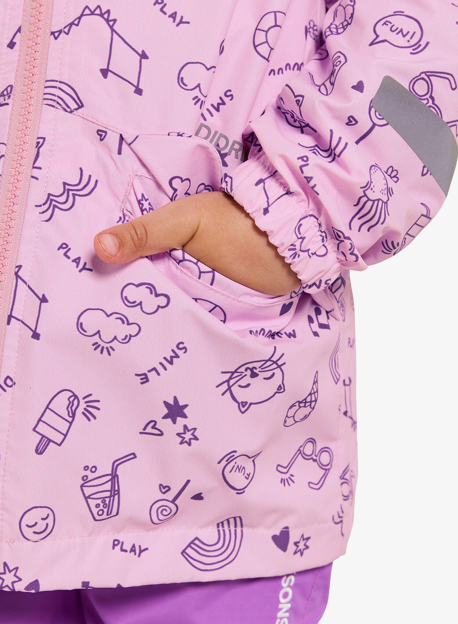 Kurtka dziewczęca Didriksons Norma Print Jacket 3 6/7