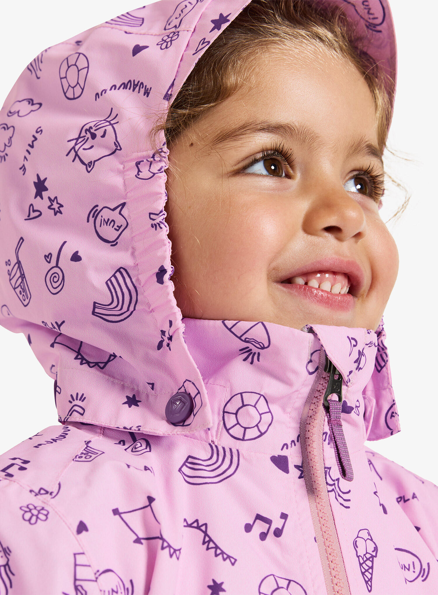 Kurtka dziewczęca Didriksons Norma Print Jacket 3 7/7