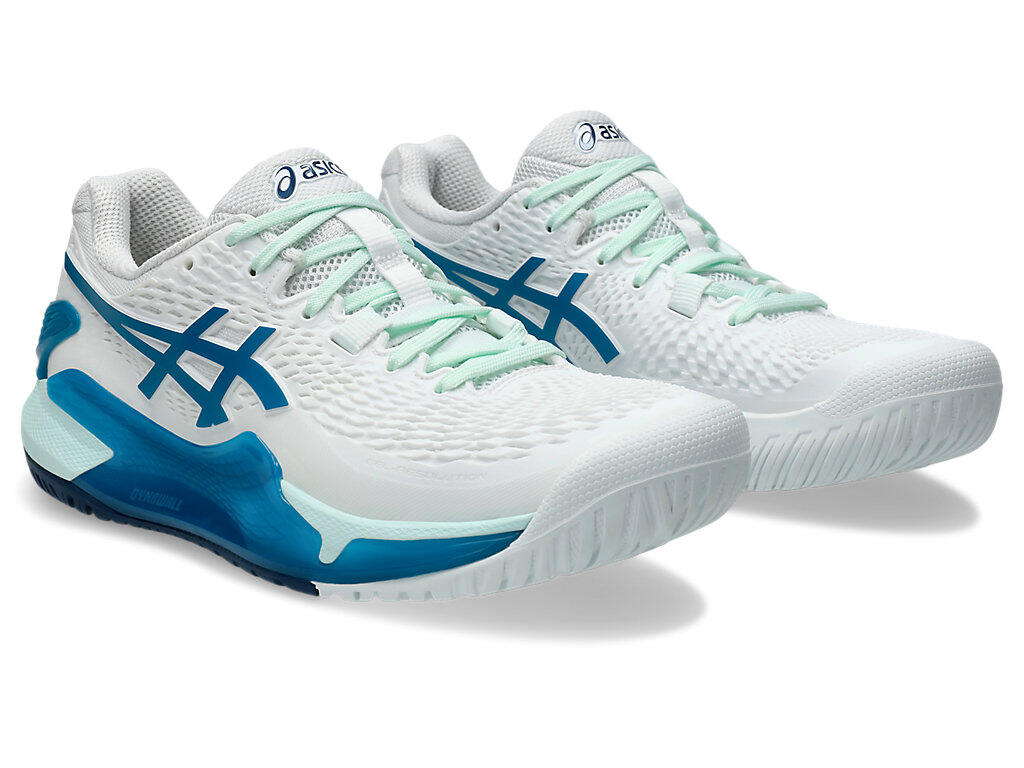 Chaussures tennis Gel‑Resolution 9 femme — Stabilité, amorti, Allcourt 3/4