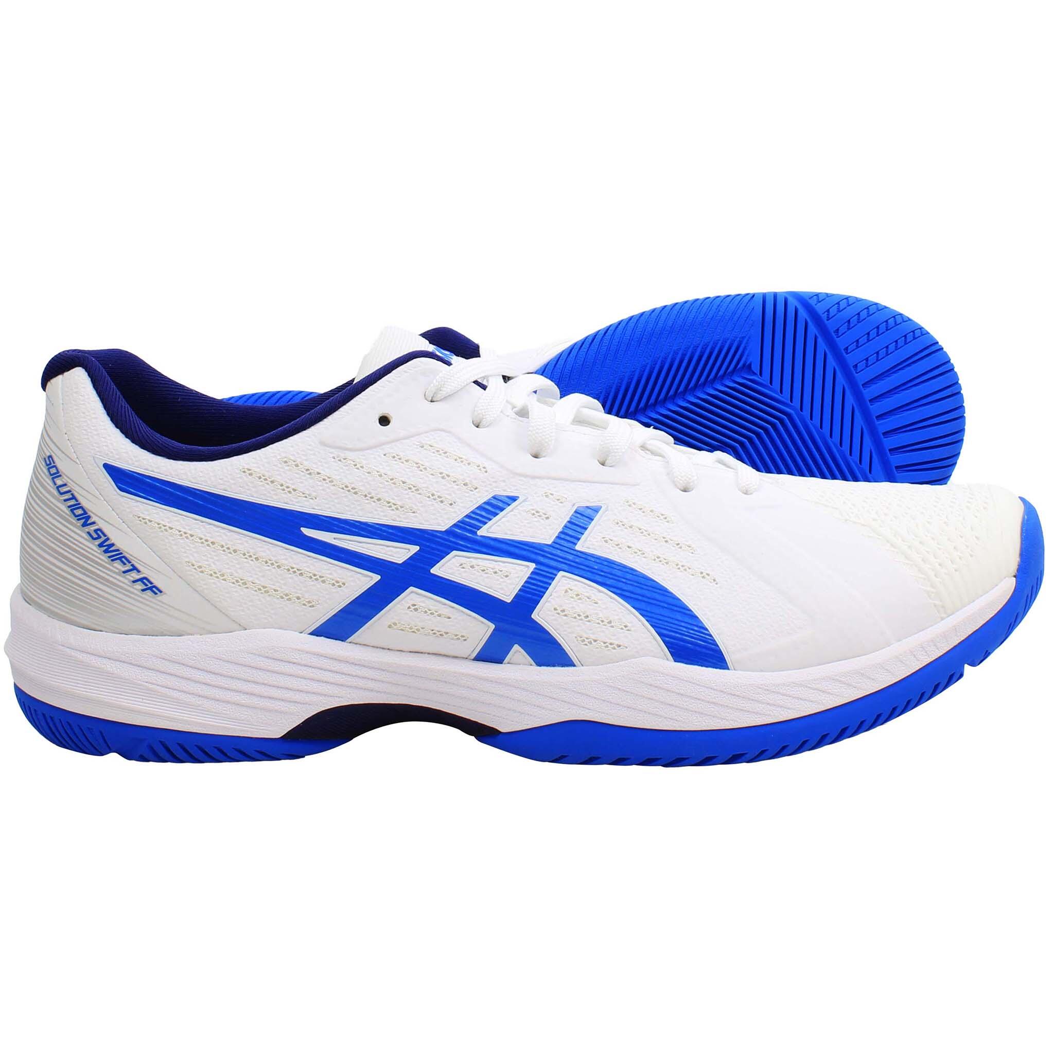 Asics Solution Swift FF Mens White Tennis Shoes | Decathlon