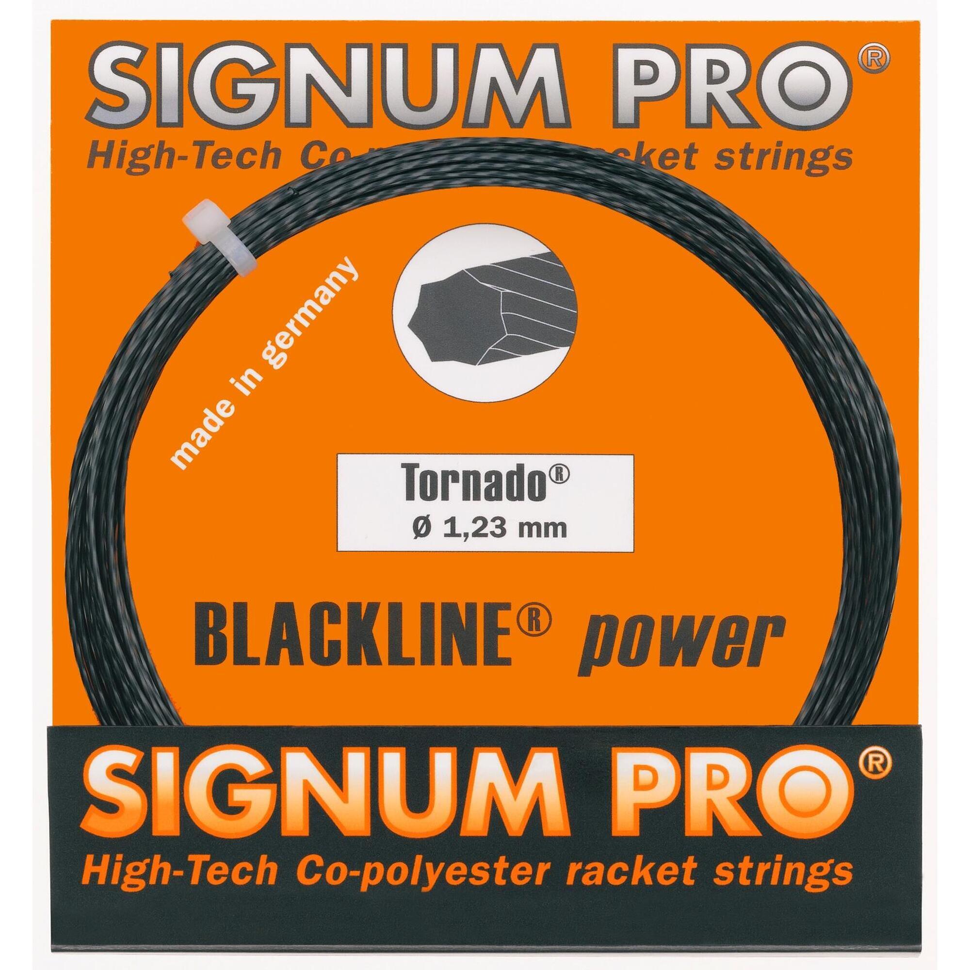 Signum Pro - Garniture 12 M Signum Pro Tornado 1,23 Mm Noir - Cordage Raquette - Multicolore - No Size - Decathlon