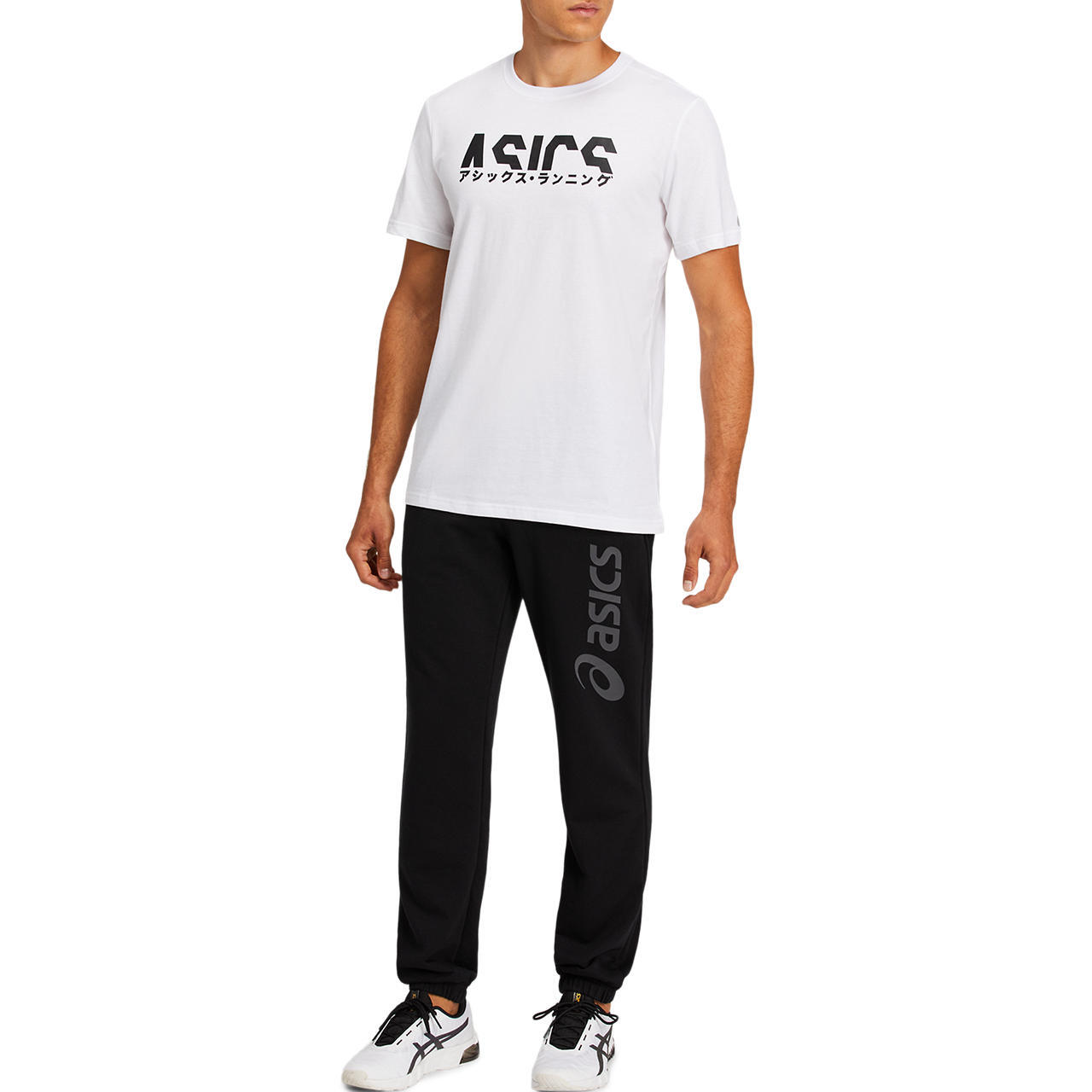 Pantaloni della tuta ASICS con logo grande da uomo 4/5