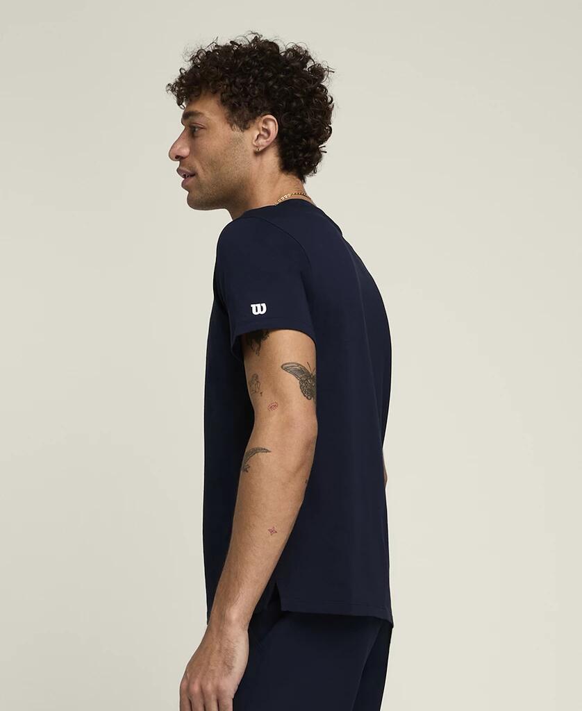 T-shirt grafica Team unisex blu scuro 2/4
