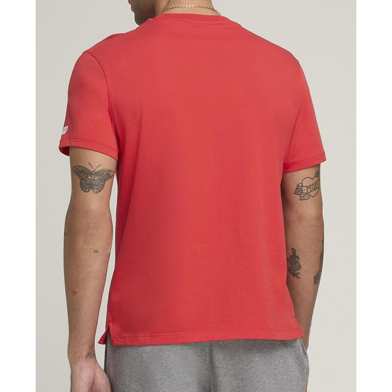 Team Graphic T-Shirt Unisex Rot