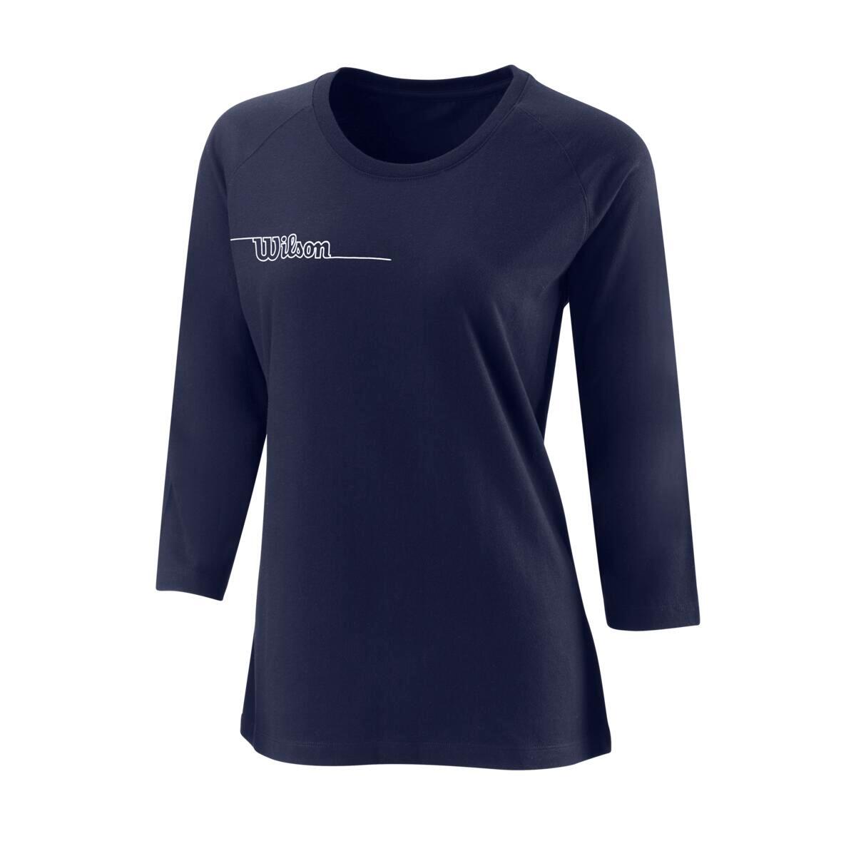 WILSON Team II 3/4 Tech T-Shirt women dark blue