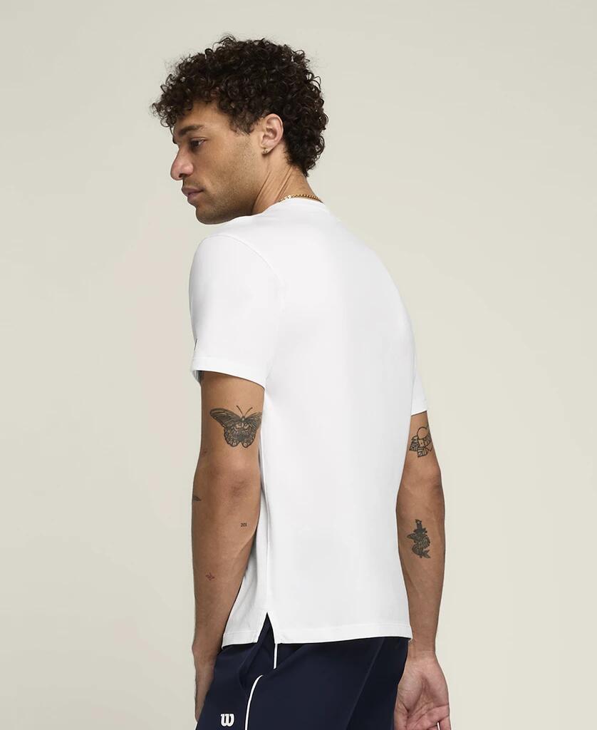 Team Graphic T-Shirt Unisex Weiss 3/5