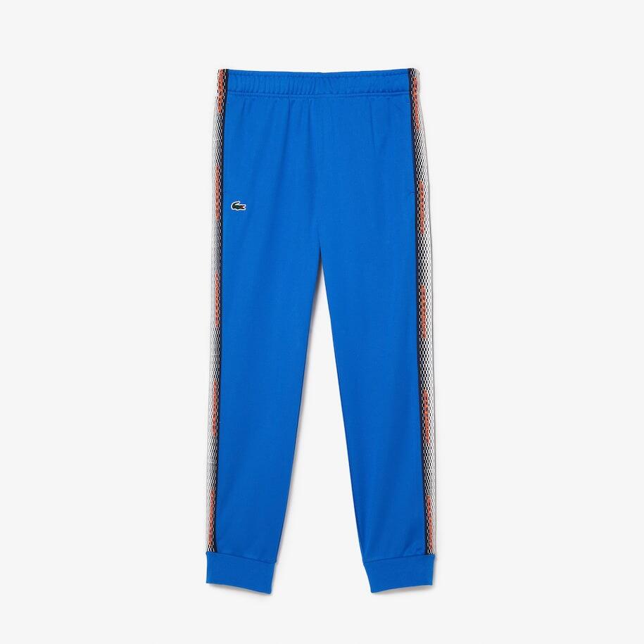 LACOSTE Pantaloni da tennis Lacoste uomo, taglio dritto, poliestere riciclato