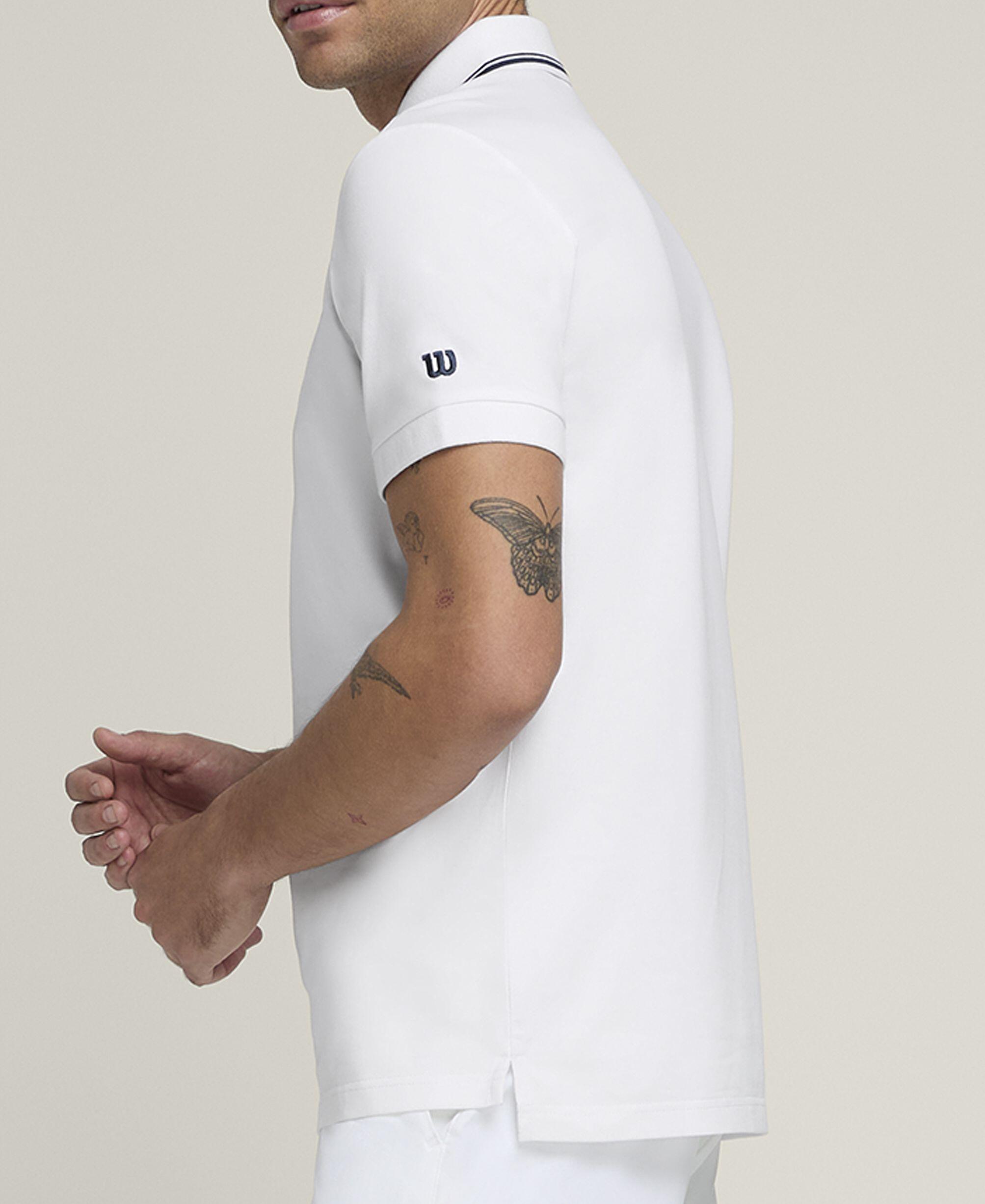 Team Piqué Polo Crew da uomo bianco 3/3