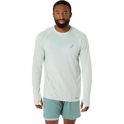 T-shirt mannelijk asics seamless top zwart