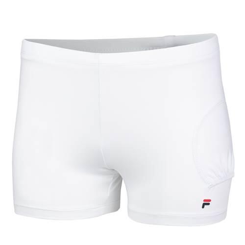 FILA Pantalone corto FILA Bella bianco con tasca per palla, elasticizzato
