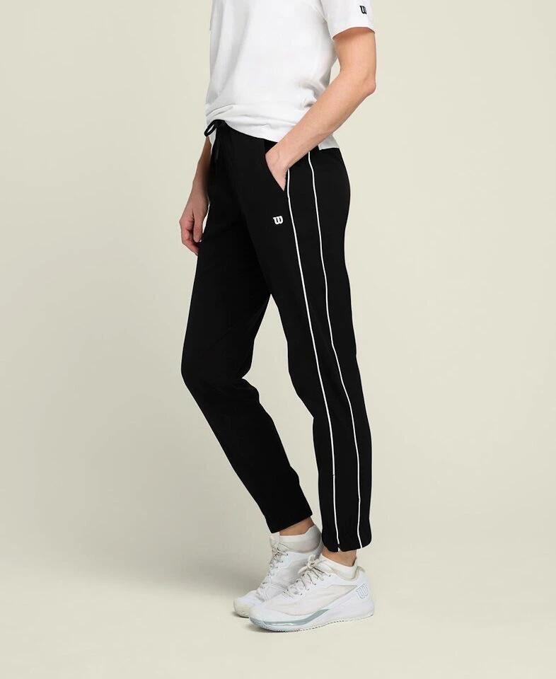 Pantaloni da riscaldamento Team da donna neri 2/4
