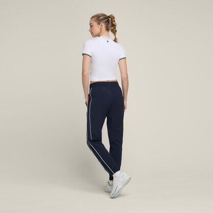 Pantaloni da riscaldamento Team da donna blu scuro 3/4
