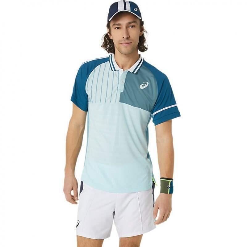 ASICS Polo Match uomo - Mesh traspirante, PRO-FIT, Verde, Taglia M