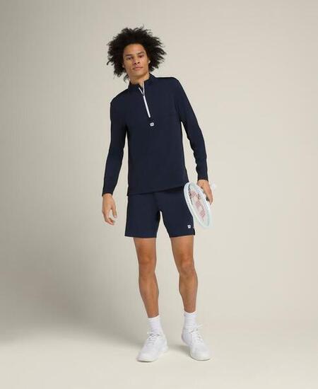 Mezza zip da uomo Elevate Performance blu scuro