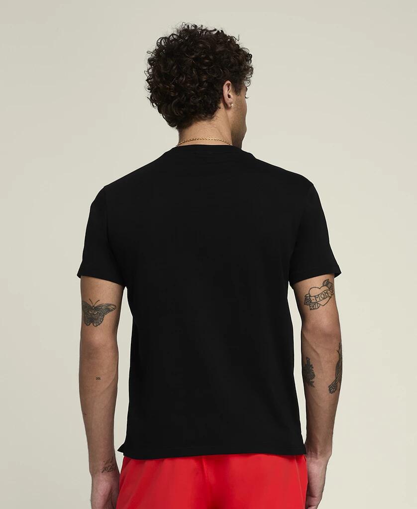 T-shirt grafica Team unisex nera 2/4