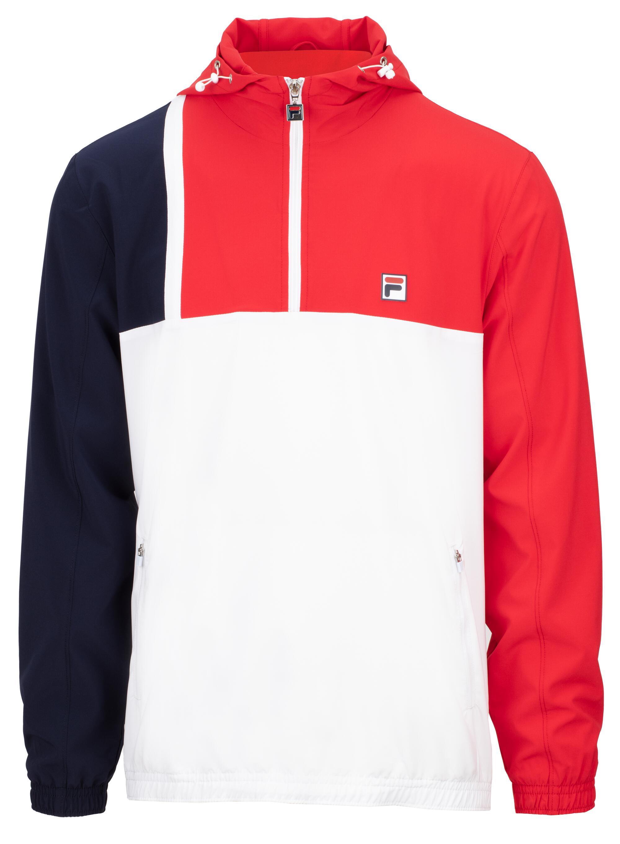 FILA K-way Fila Hanno Uomo in Poliestere Elasticizzato 4-way, con Cappuccio