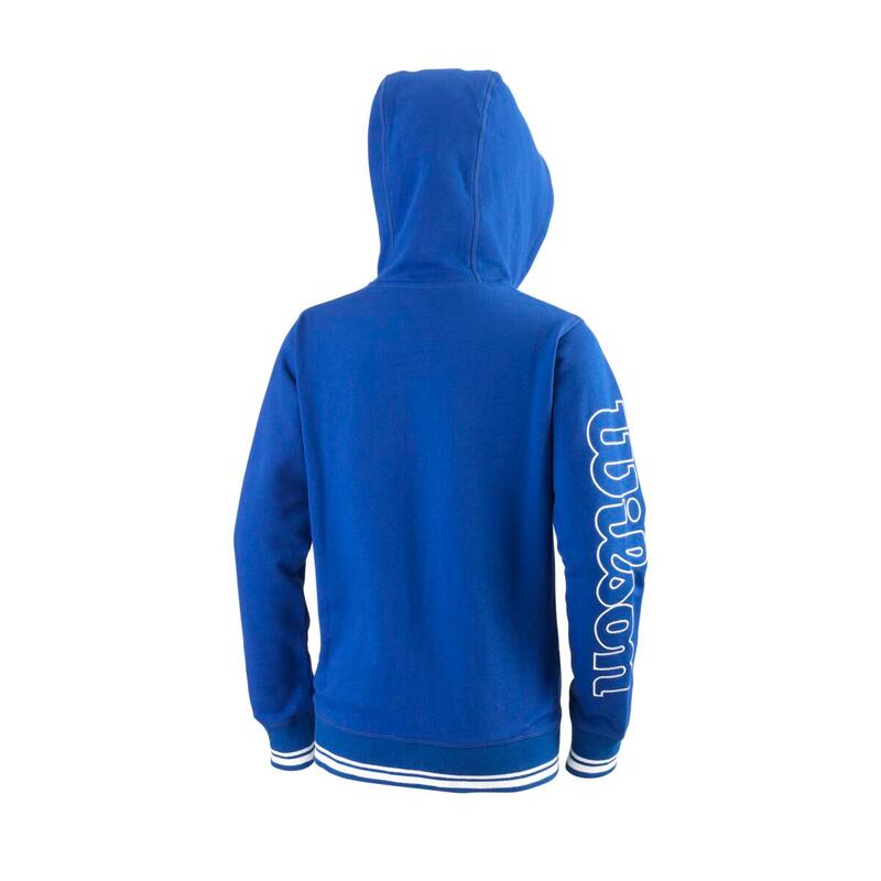 Sweat à capuche Team II FZ JR bleu royal