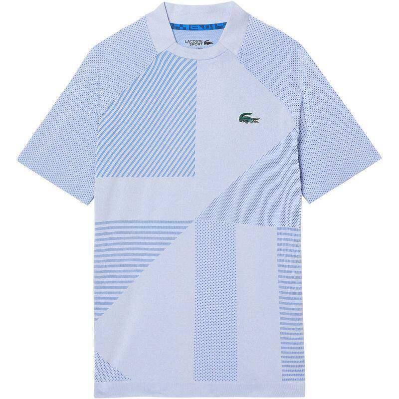 LACOSTE Polo LACOSTE SPORT slim blu in poliestere/poliamide