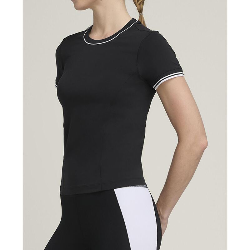 Team Seamless T-Shirt Damen Schwarz