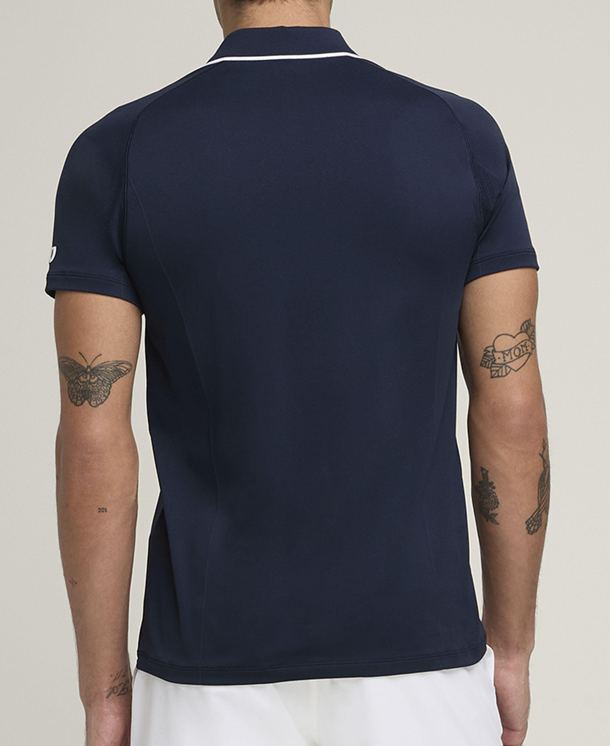 Polo Team Seamless 2.0 da uomo blu scuro 2/5