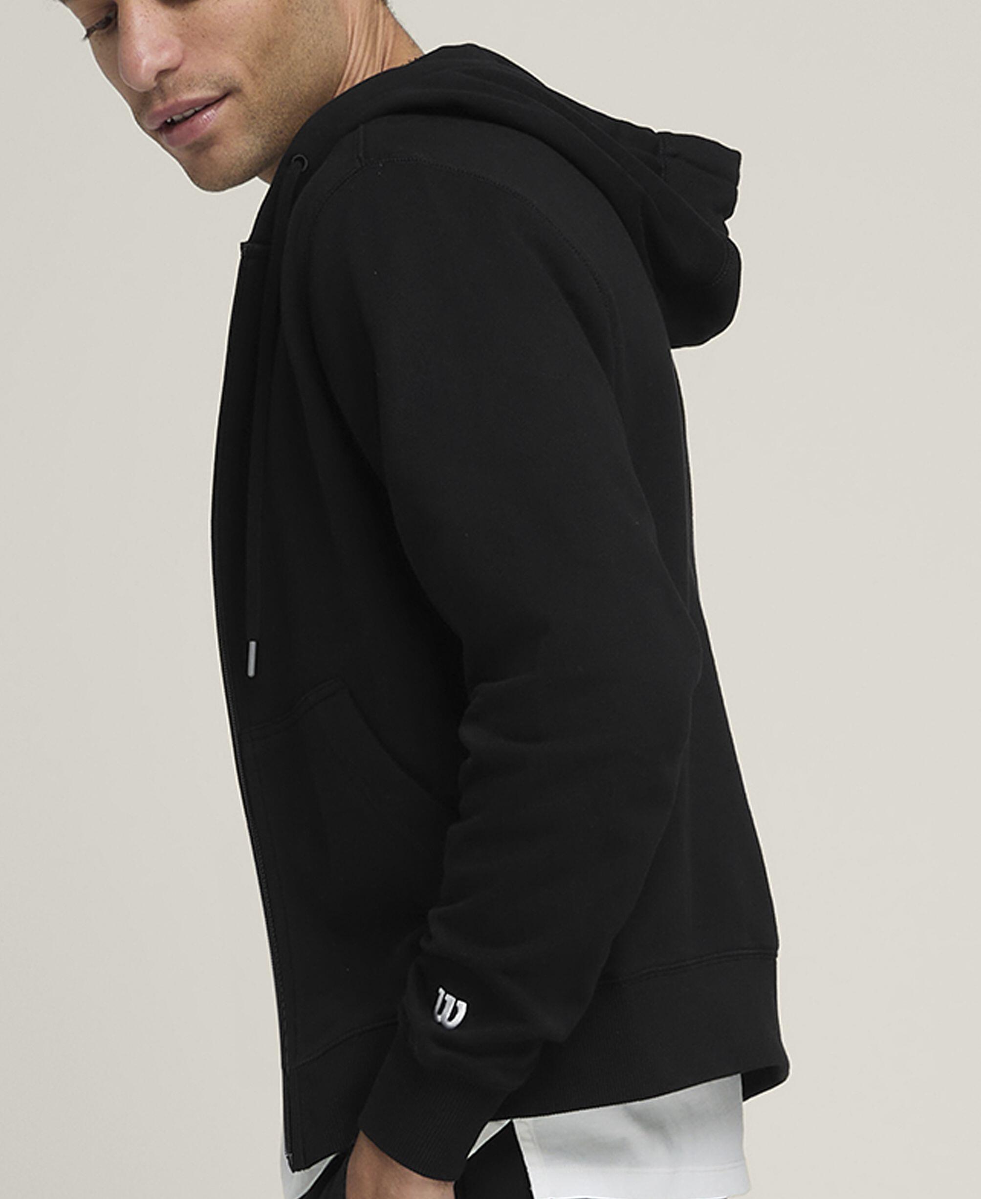 Felpa con cappuccio Team Zip unisex nera 3/5