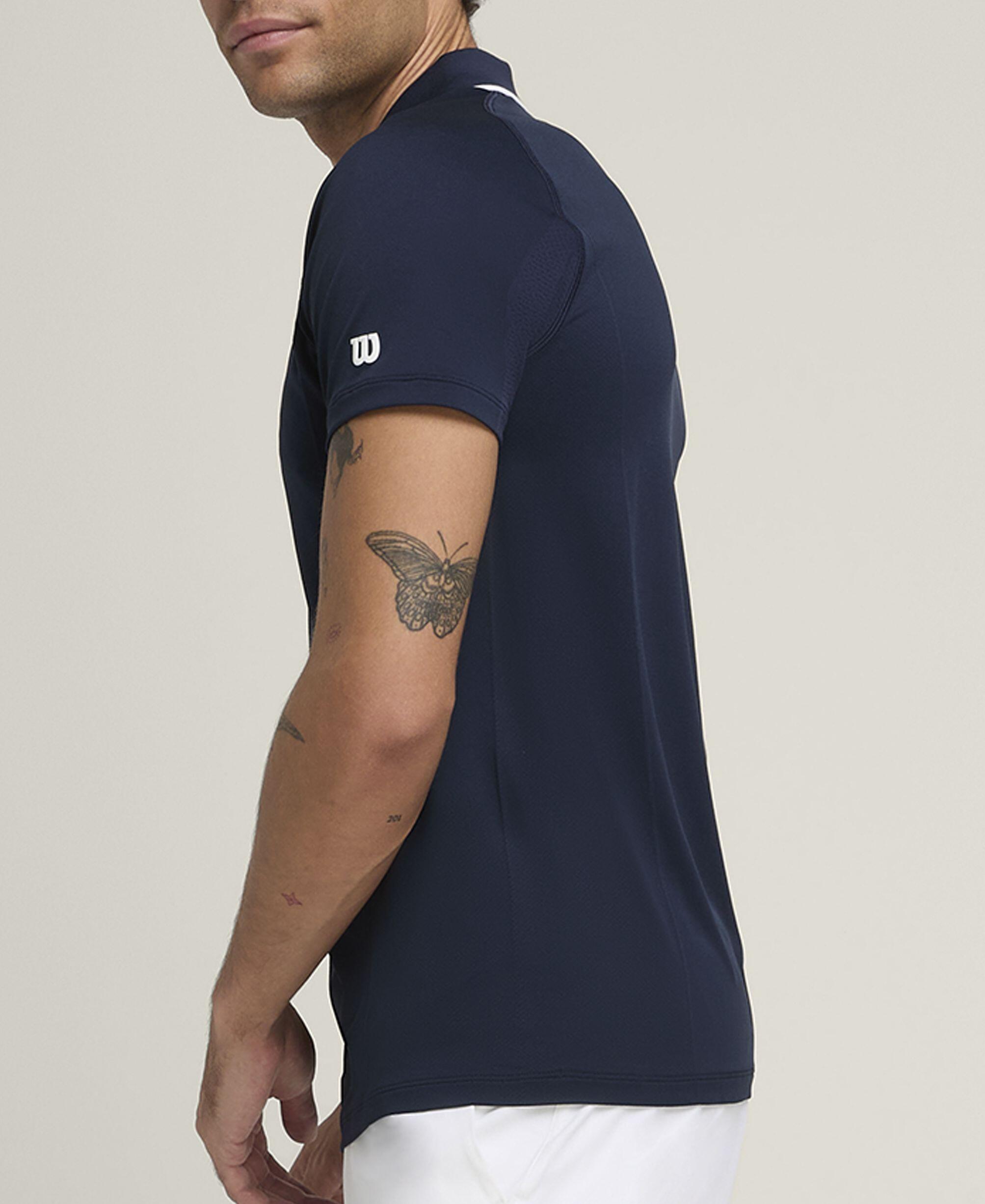 Polo Team Seamless 2.0 da uomo blu scuro 3/5