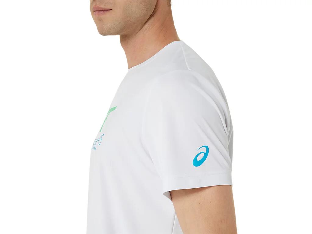 Court Graphic T-Shirt Herren 3/4