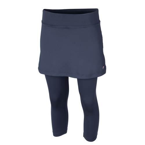 Gonna-Short FILA Sina blu stretch con short interno