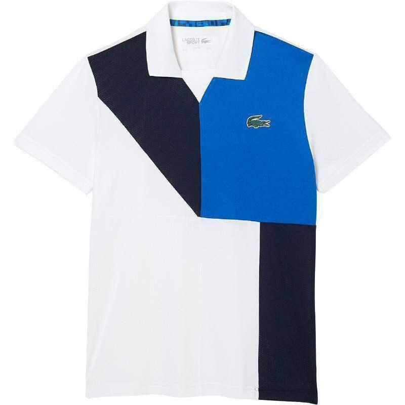 LACOSTE LACOSTE SPORT Slim-Fit Tennis Polo White Ultra-Dry Piqué