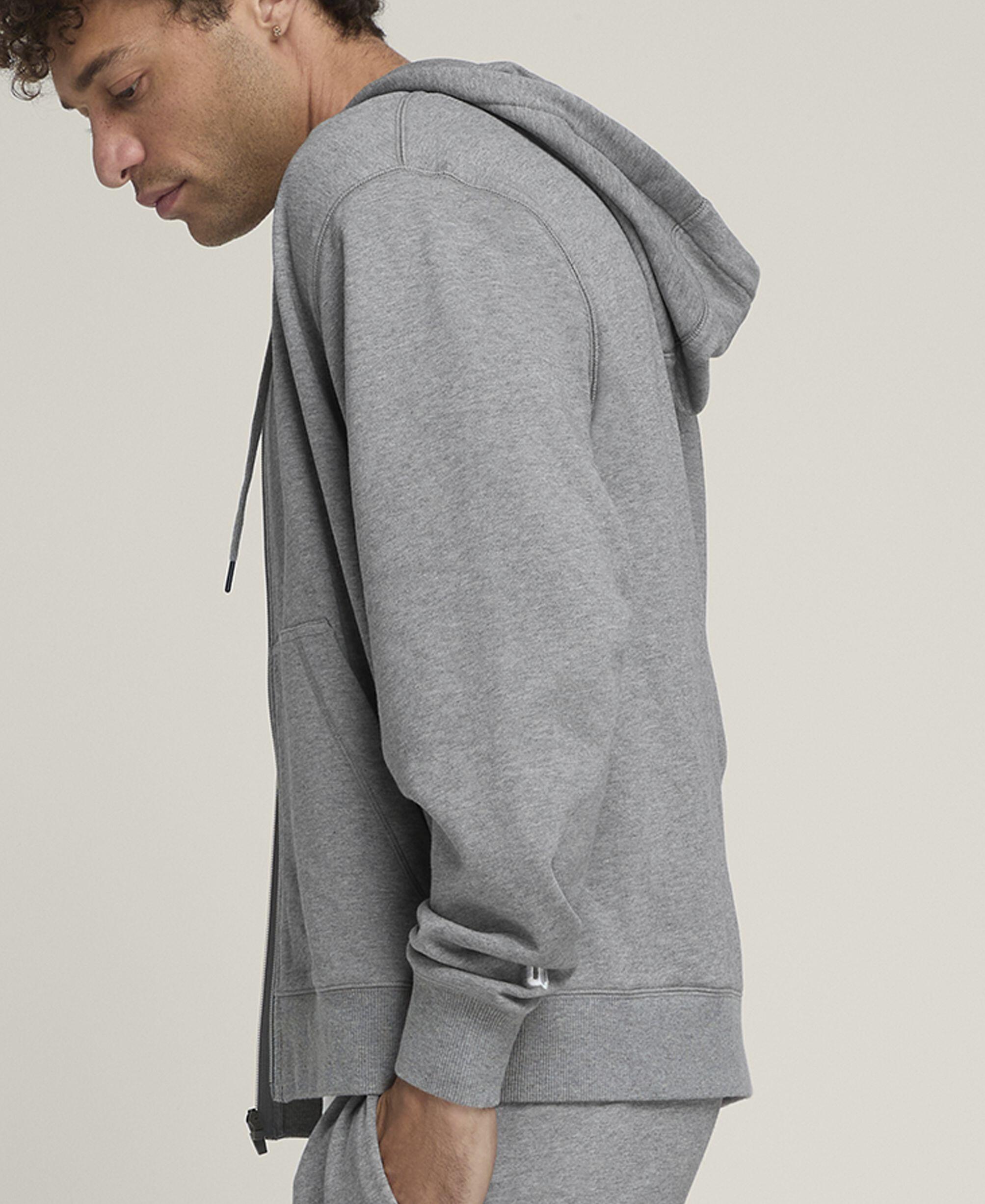 Felpa con cappuccio Team Zip unisex grigia 3/5