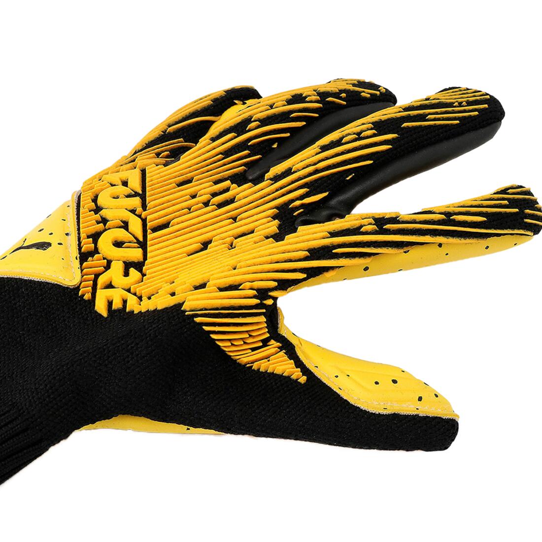 Puma Future Grip 5.1 Hybrid Mens Yellow/Black Goalkeeper Gloves 3/5