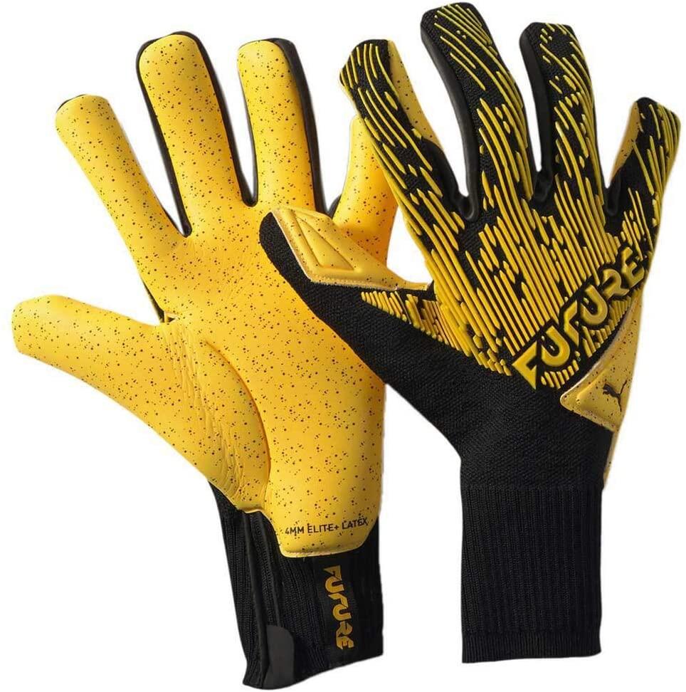 PUMA Puma Future Grip 5.1 Hybrid Mens Yellow/Black Goalkeeper Gloves