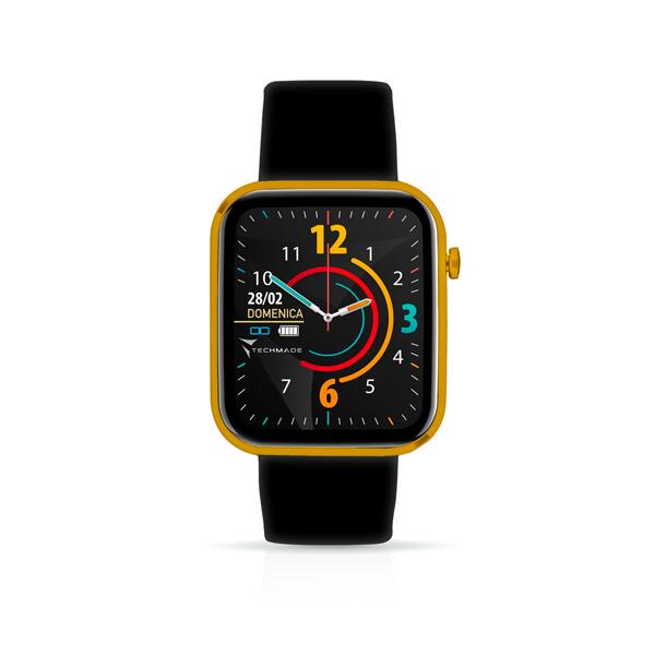 Smartwatch HAVA con cassa in alluminio 1.69" colore oro e nero 2/3