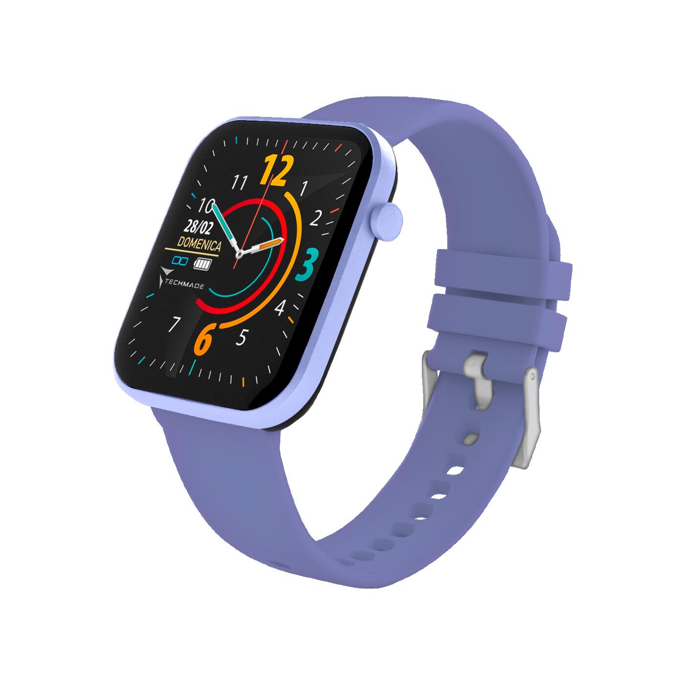 Smartwatch HAVA con cassa in alluminio 1.69" colore viola 3/3