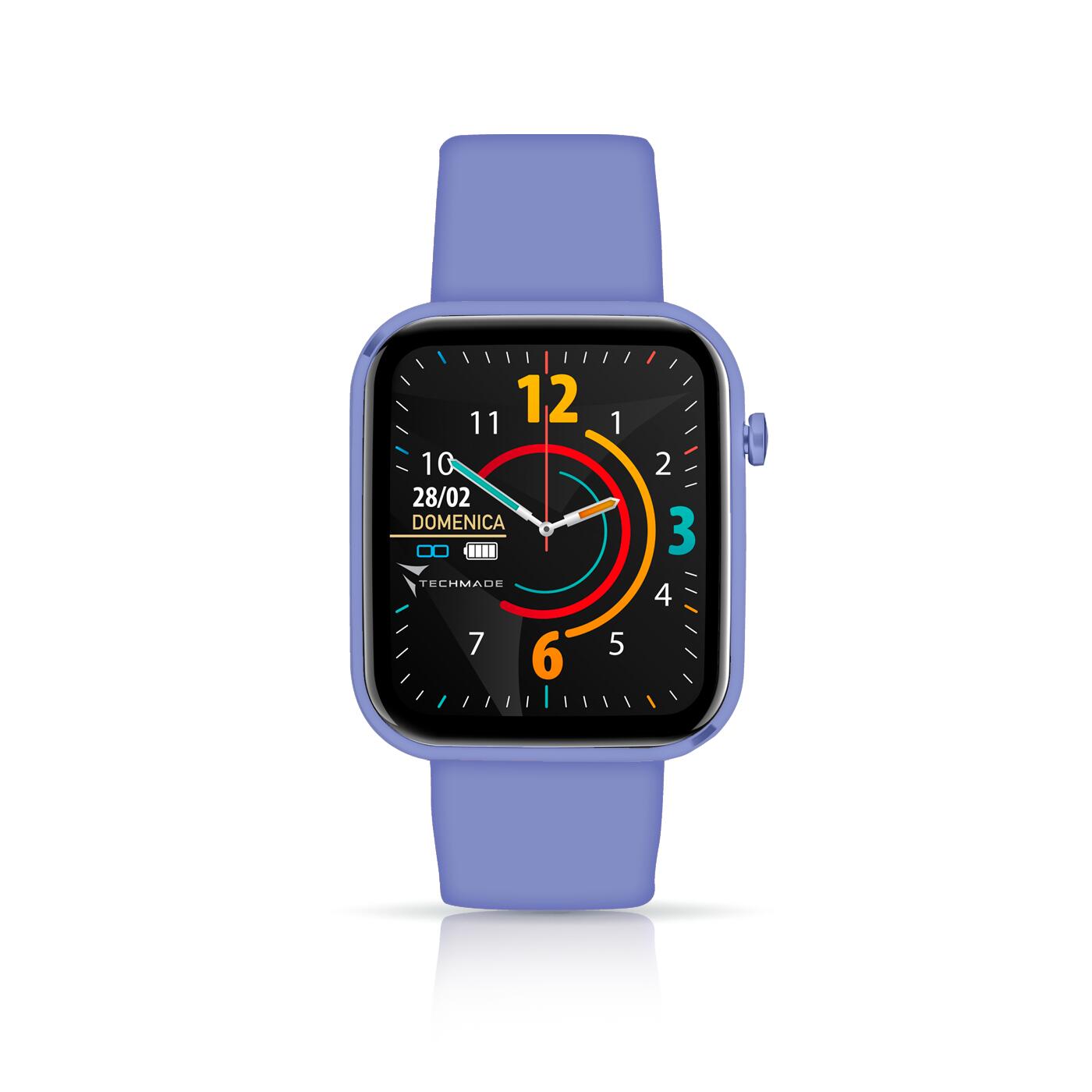 Smartwatch HAVA con cassa in alluminio 1.69" colore viola 2/3