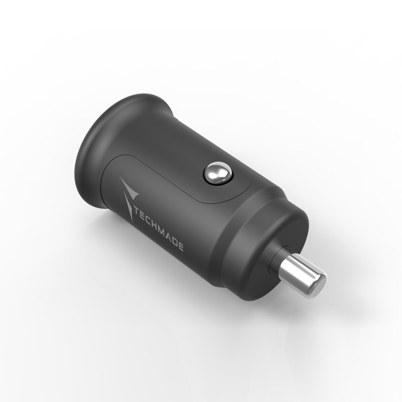 Caricatore cellulari auto GAN FASTCHARGER, 30 W power, uscite TYPE-C e USB A 2/6